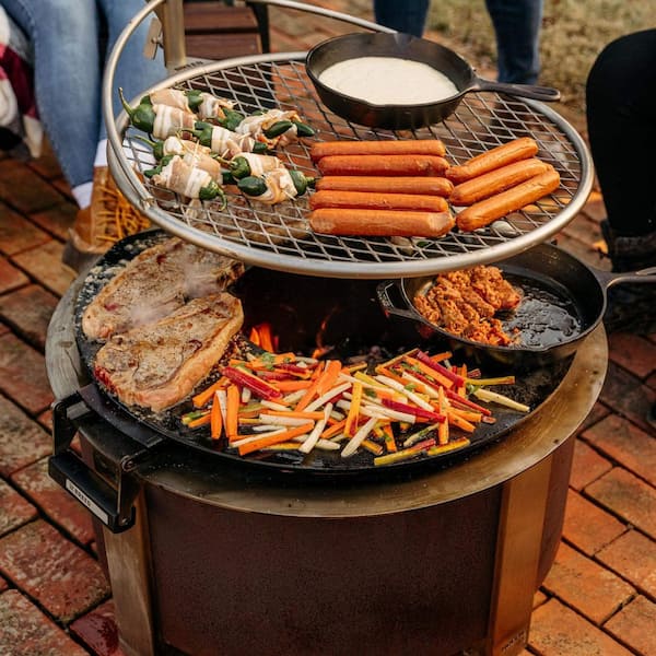 X Series 24 Smokeless Fire Pit in Corten Steel