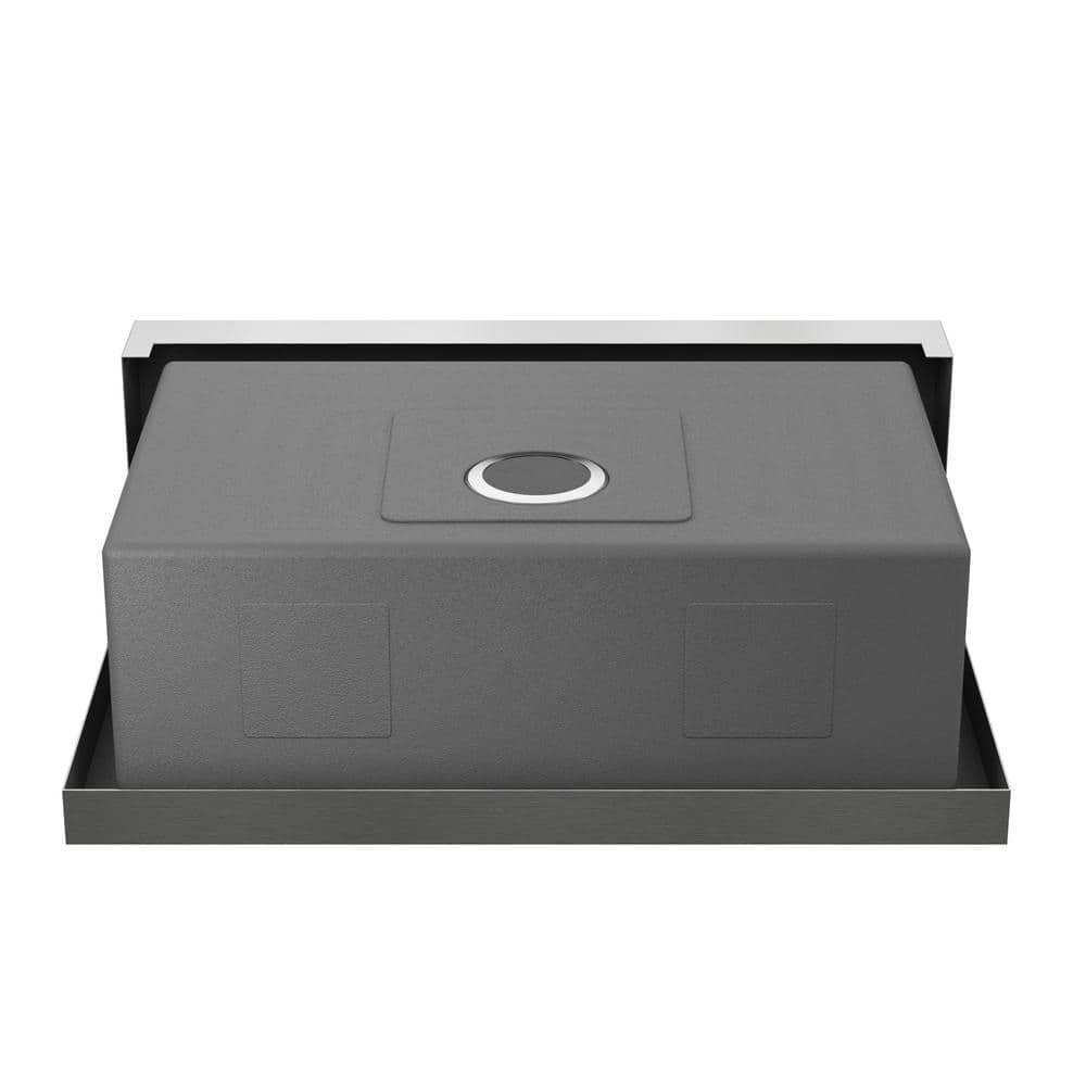 30" Brushed Stainless Steel Farmhouse Kitchen Sink with Single Bowl