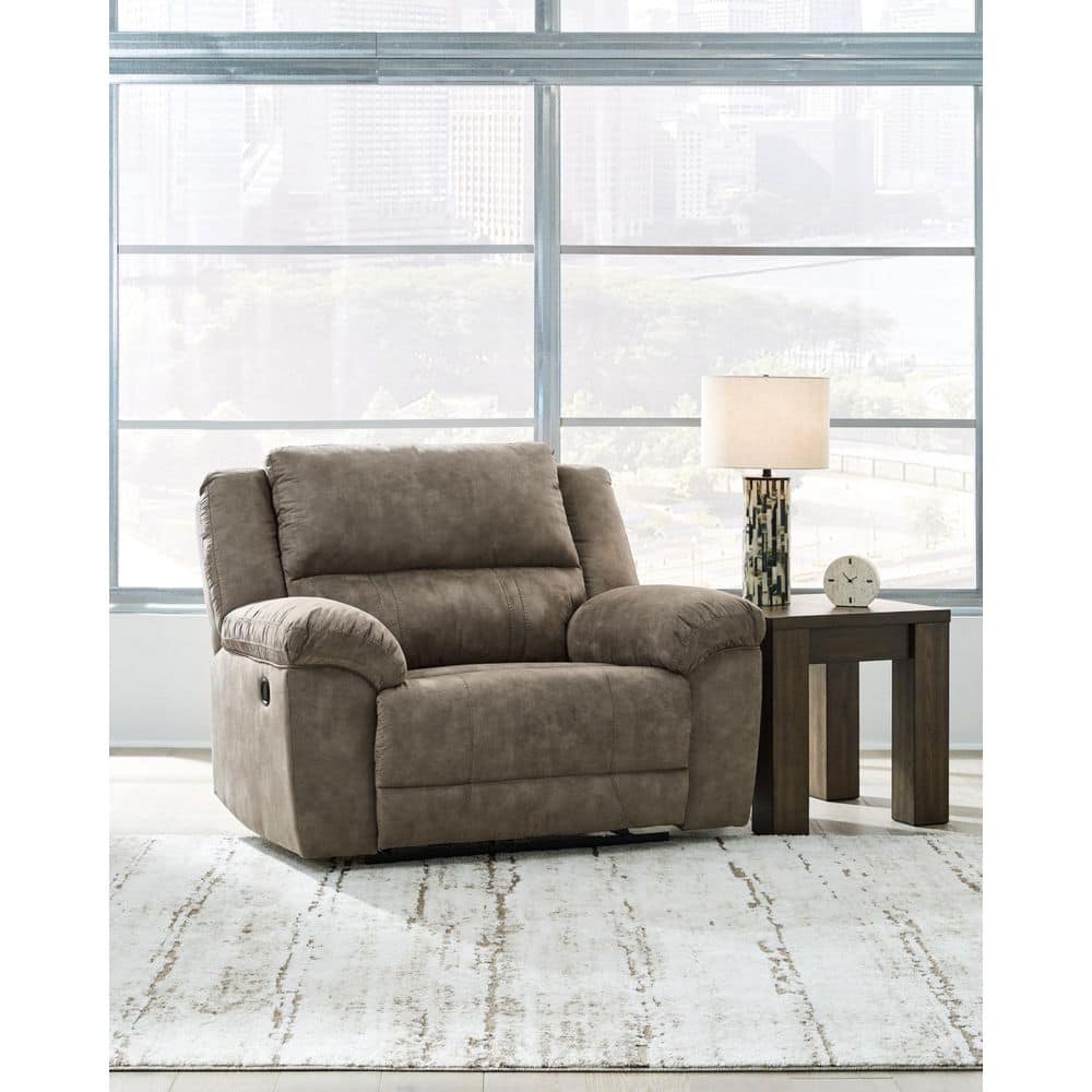 レクレア Next-Gen DuraPella Slate Power Reclining Living Room Set With