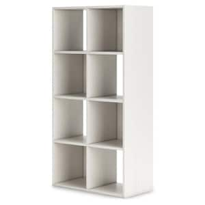 Aprilyn 47.05 in. H x 23.74 in. W x 11.81 in. D White MDF 8-Cube Storage Organizer