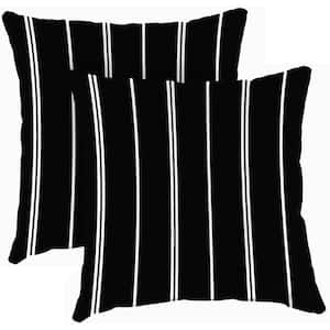 16 in. L x 16 in. W x 4 in. T Pursuit Shadow Outdoor Throw Pillow (2-Pack)
