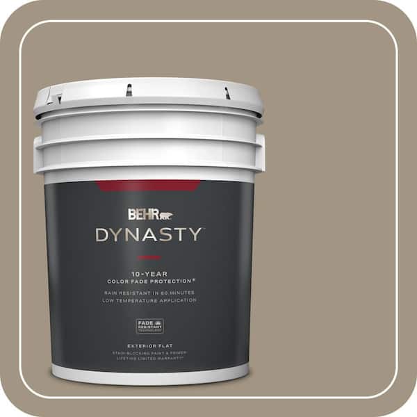 BEHR DYNASTY 5 gal. #ECC-43-2 Bridle Path Flat Exterior Stain-Blocking Paint & Primer