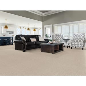 Tower Road - Whirlwind - Beige 32.7 oz. SD Polyester Loop Installed Carpet
