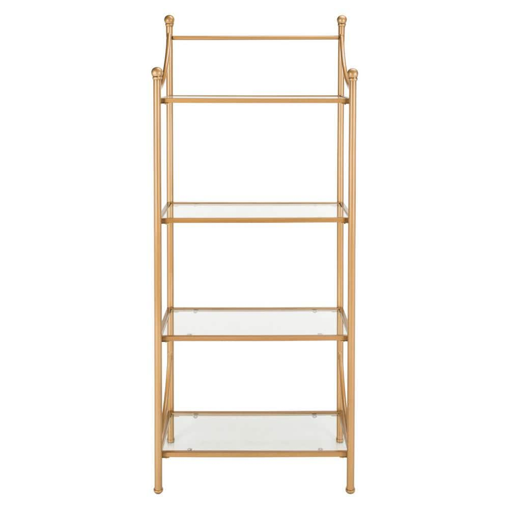 Safavieh deals gold bookcase