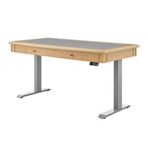 Danee 60 in.Oak Height-Adjustable Desk