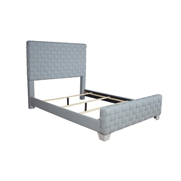 Acme Furniture Saree Gray Wood Frame King Panel Bed