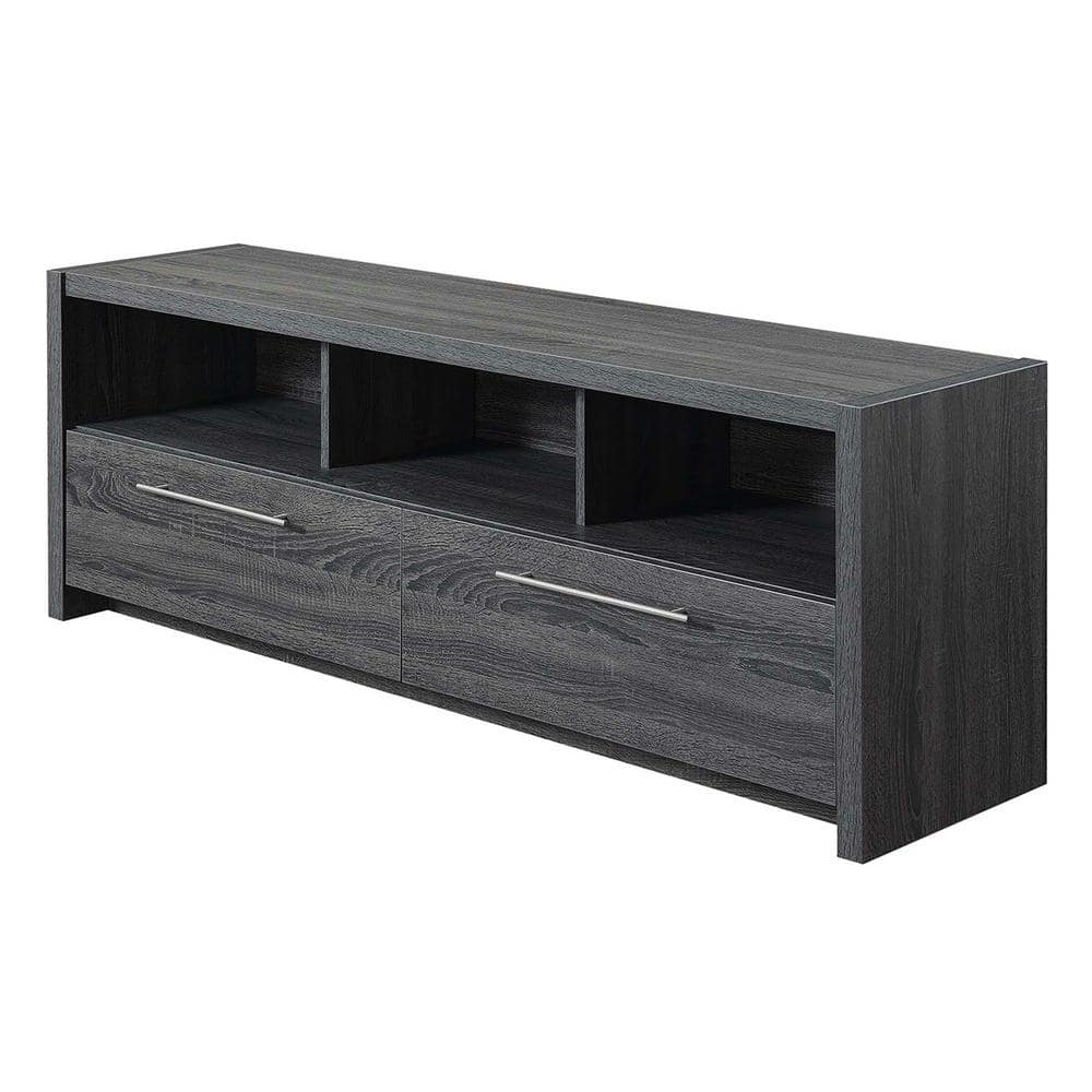 Newport Marbella 60 in. Weathered Gray TV Stand Fits up to 65 in. TV with D
