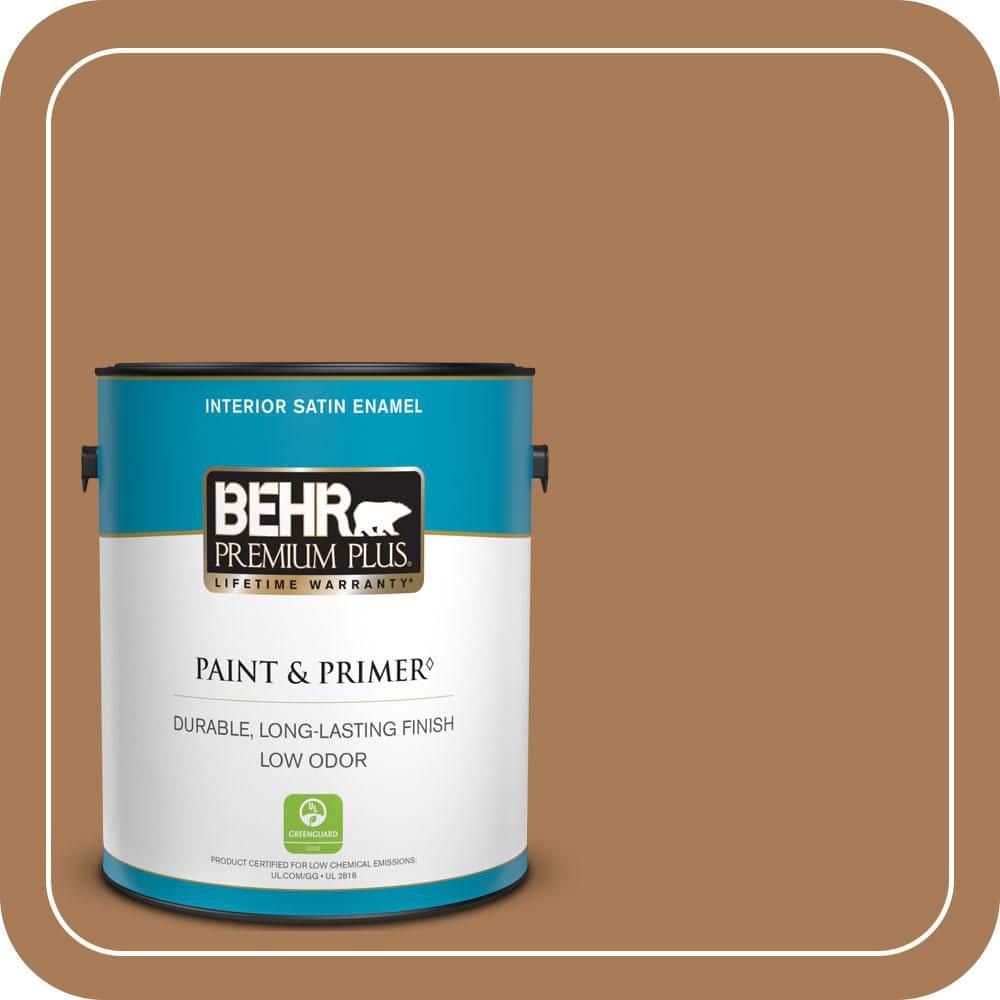 1 gal. #S270-7 Antique Penny Satin Enamel Low Odor Interior Paint & Primer price history on PriceWatchPro