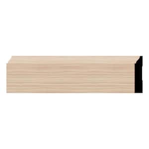 WM623 0.56 in. D x 3.25 in. W x 96 in. L Wood Red Oak Baseboard Moulding