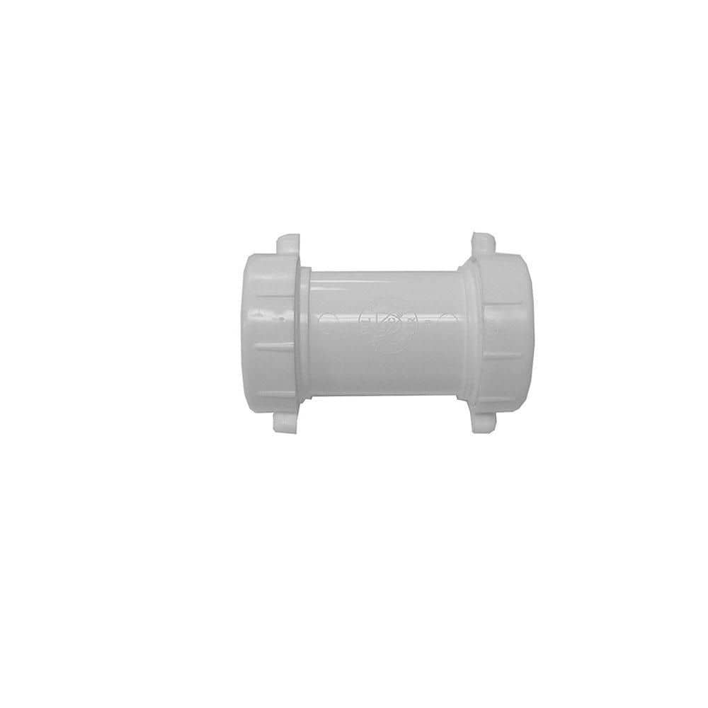 1-1/2 in. White Plastic Double Slip Coupling Fitting price history on PriceWatchPro