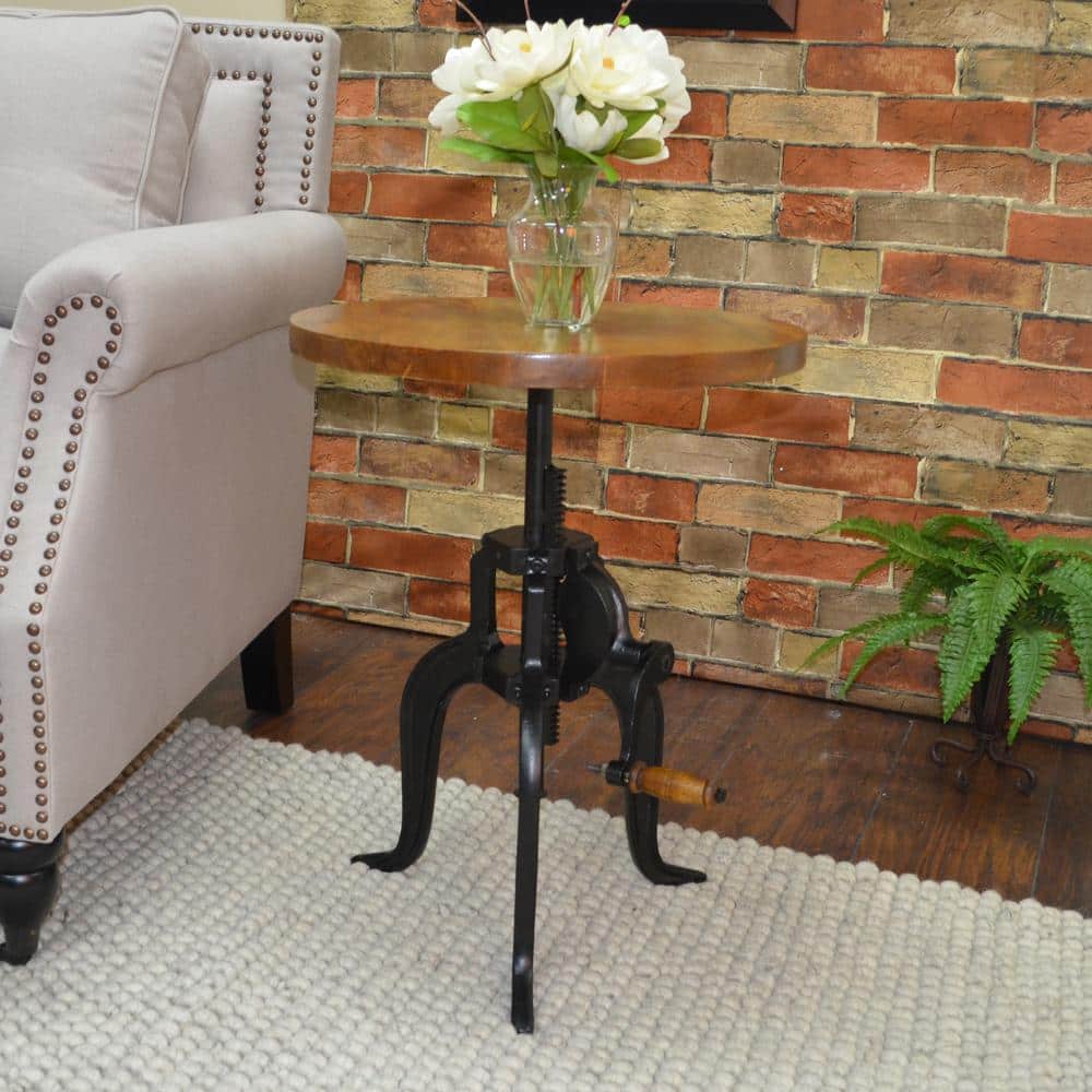 Regan Chestnut and Black End Table - thumbnail 9