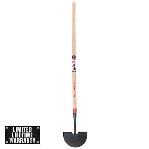 Razor-Back 48 in. Wood Handle Turf Edger 61108 - The Home Depot