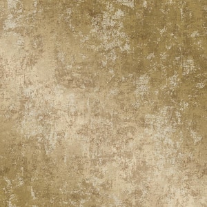 Distressed Gold Peel and Stick Wallpaper (Covers 28 sq. ft.)