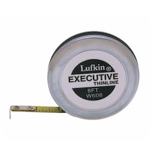 1/4 in. x 8 ft. Executive Thinline Pocket Tape Measure