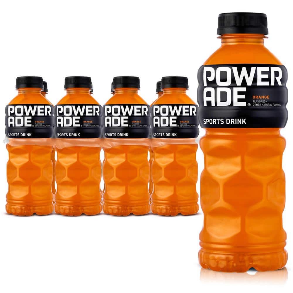 Powerade POWERADE Orange Bottles, 20 fl. oz., 8 Pack 957110 The Home