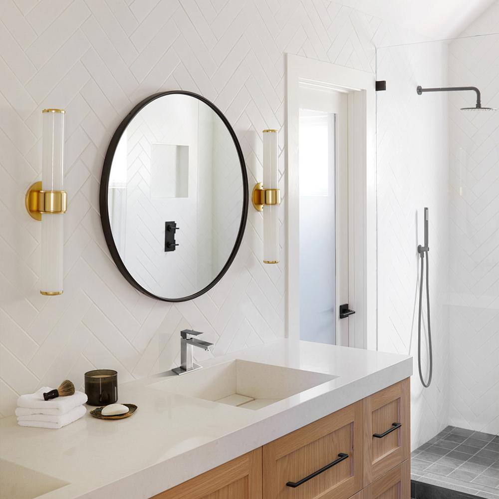 Brushed Nickel Single Handle Stainless Steel Bathroom Faucet
