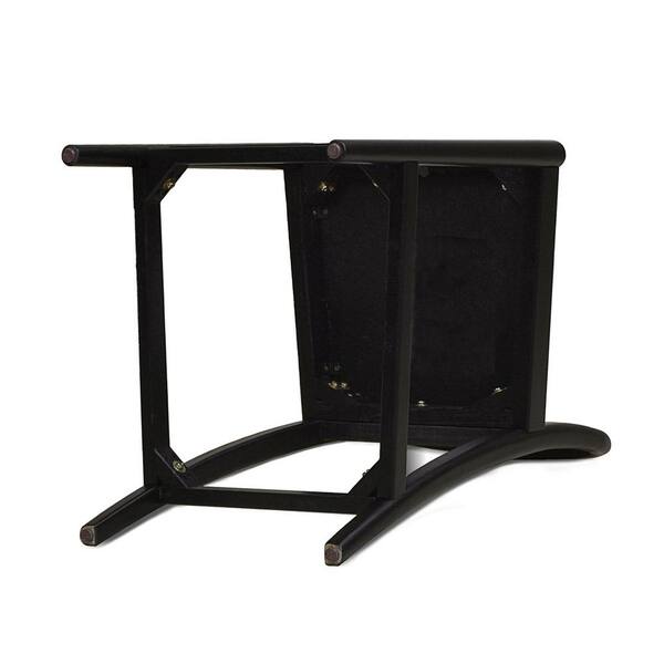 BristolSS21ベンチレーション上L下M ティファニー✖️ブラック SAFAVIEH Galena Solid Spindle Back Bar Stool with Footrest, Black