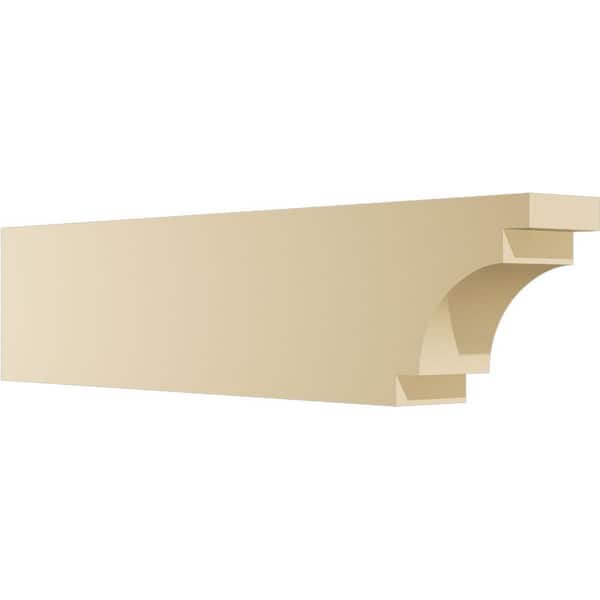 Ekena Millwork Standard Mediterranean 4 in. W x 8 in. H x 36 in. D Signature Urethane Rafter Tail Outlooker