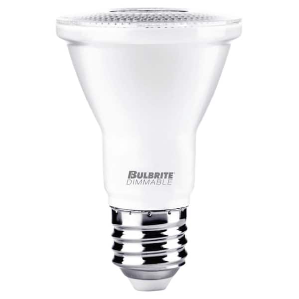 Bulbrite 50-Watt Equivalent PAR20 with Medium Screw Base E26 Dimmable LED Light Bulb 4000K (4-Pack)
