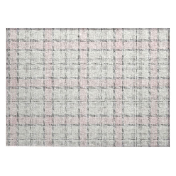 Chantille Machine Washable Indoor/Outdoor Abstract ACN1052 Pink 1 ft. 8 in. x 2 ft. 6 in. Area Rug