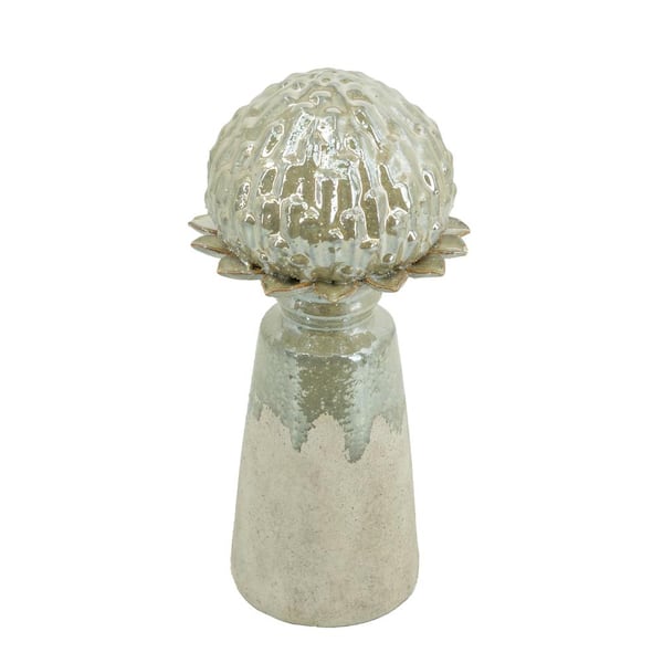 A & B Home Gray 6.9 in. x 13.2 in. Artichoke Ceramic Other