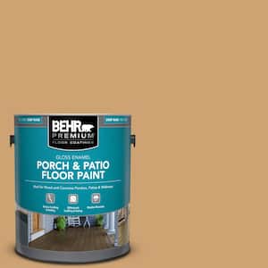 1 gal. #PFC-29 Gold Torch Gloss Enamel Interior/Exterior Porch and Patio Floor Paint