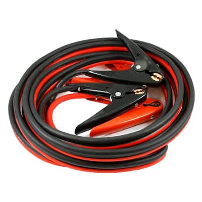 Forney 16 ft. 4-Gauge Heavy Duty Battery Jumper Cables 52866