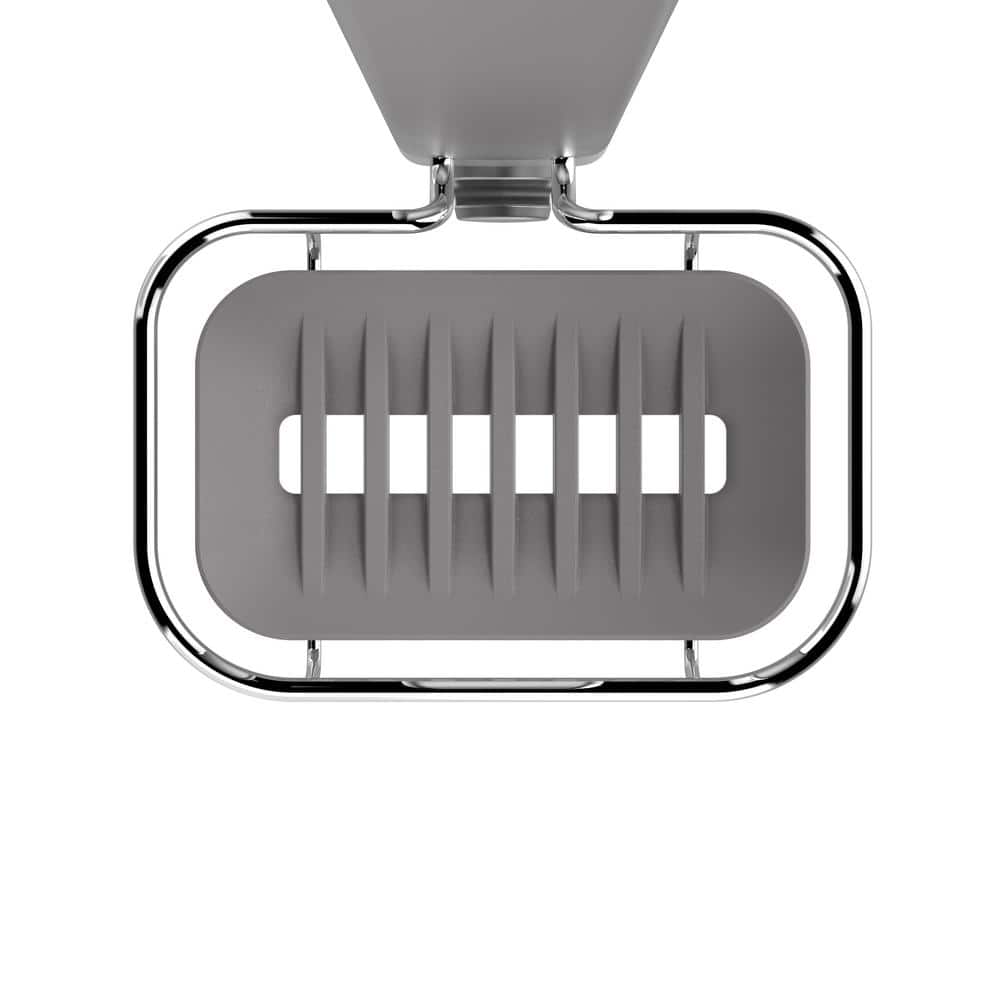 Adjustable Stainless Steel Over-Door Shower Caddy