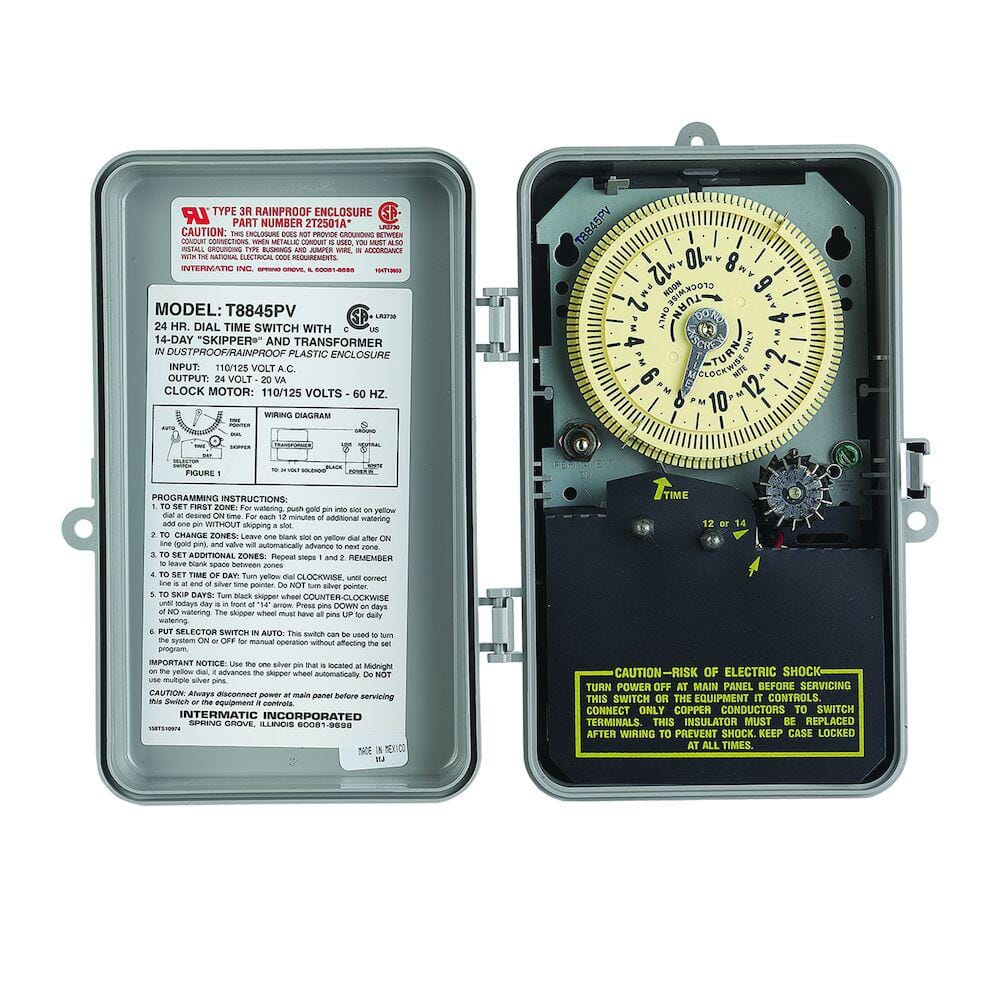Intermatic Gray Programmable Sprinkler Irrigation Timer with 14-Day Skipper