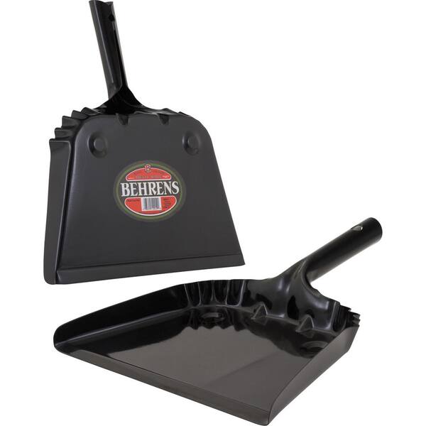 Behrens Black Painted Steel Dust Pan