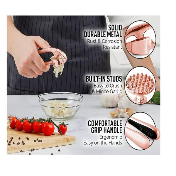 Cook With Color Manual Can Opener - Stainless Steel Can Opener with Soft  Grip Handles (Rose Gold and Pink)