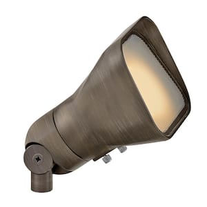 Accent Spot Light Hardwired Matte Bronze Landscape Flood Light