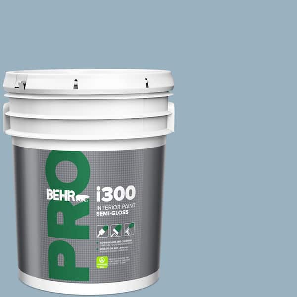 BEHR PRO 5 gal. #ECC-32-1 Cloudless Day Semi-Gloss Interior Paint