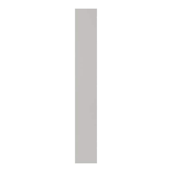 Hampton Bay Avondale 6 in. W x 42 in. H Cabinet Filler in Dove Gray