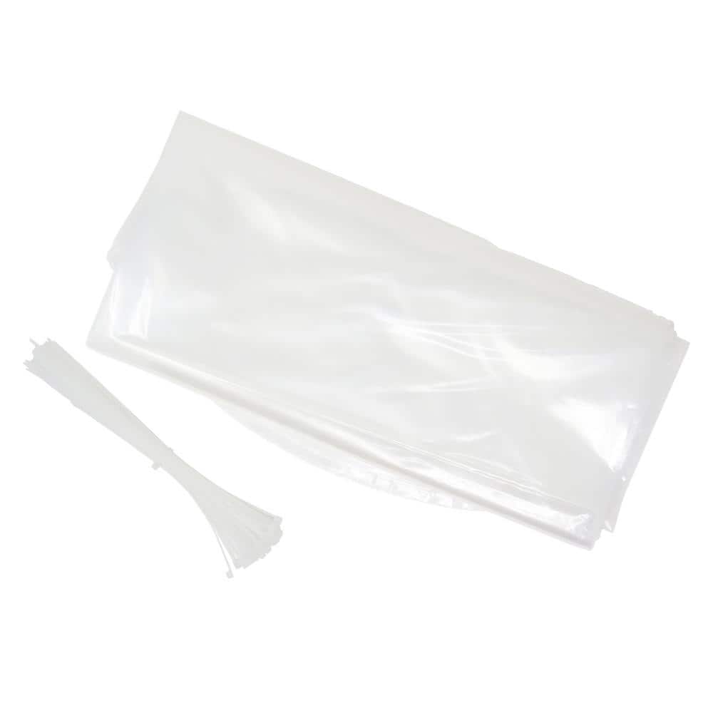 Morepack Poultry Shrink Bags,50Pack 13x18Inches Clear Poultry