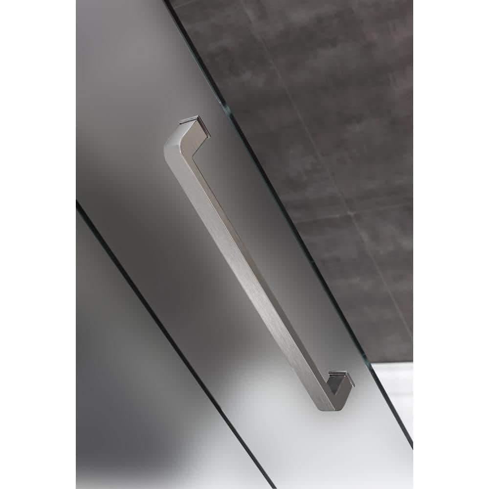 Moselle 60" x 75" Frosted Glass Frameless Sliding Shower Door