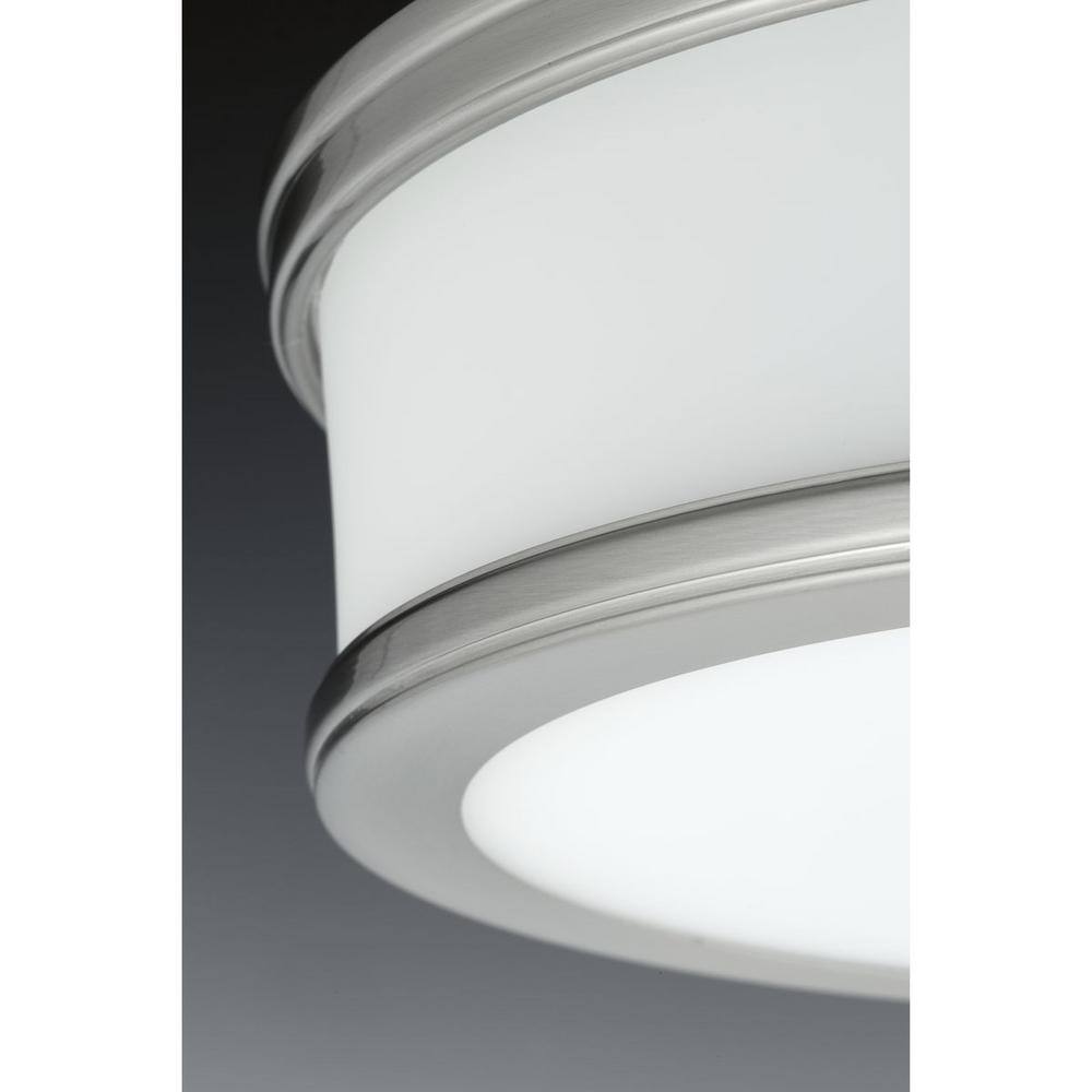 Brushed Nickel 10.5" LED Flush Mount Ceiling Light