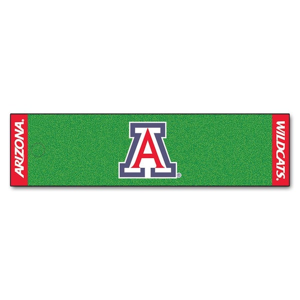 FANMATS NCAA University of Arizona 1 ft. 6 in. x 6 ft. Indoor 1-Hole Golf Practice Putting Green
