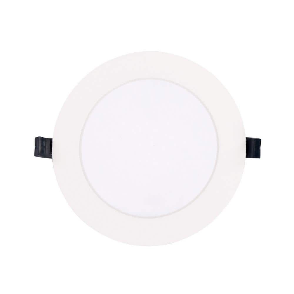 Lotos 6" White Aluminum LED Recessed Lighting Kit, Energy Star Certified