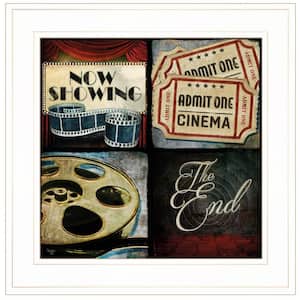 Charlie At the Movies I 1-Piece Framed Wall Art 15 in. x 15 in.