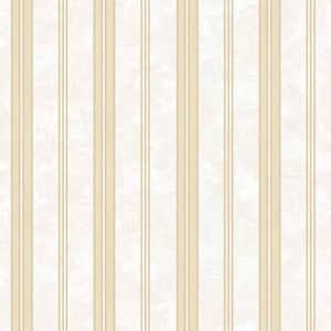 Gold Textured Stripes Wallpaper