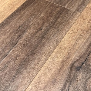 Mansion Blackstone Oak EIR 12 mm T x 9.3 in. W Uniclic HDF AC5 Waterproof Laminate Wood Flooring (23.31 sq. ft./case)