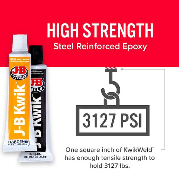 J-B Weld 2 1 oz. Twin Tube Kwikweld Epoxy 8276 - The Home Depot