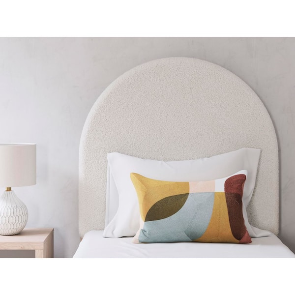 Birkmore White Twin Upholstered Headboard