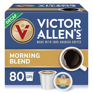 Decaf Morning Blend Coffee Light Roast Single Serve Coffee Pods for Keurig K-Cup Brewers (80 Count)