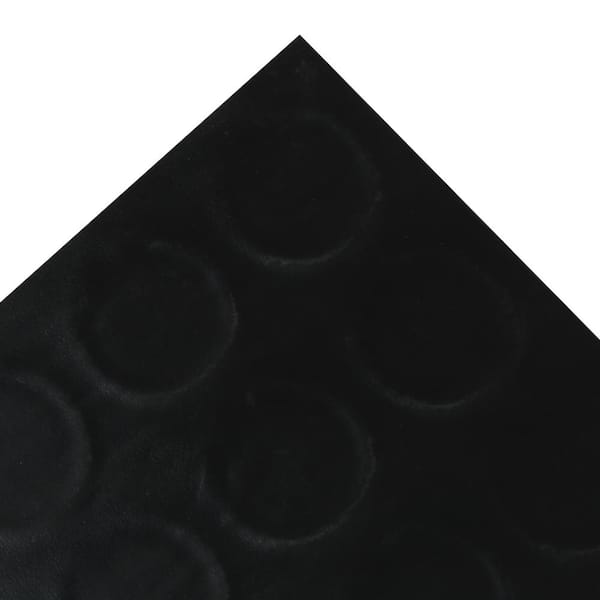 (2) 5 ft. x 24 ft. Black Textured Vinyl Garage Flooring, 1 Car Garage Kit
