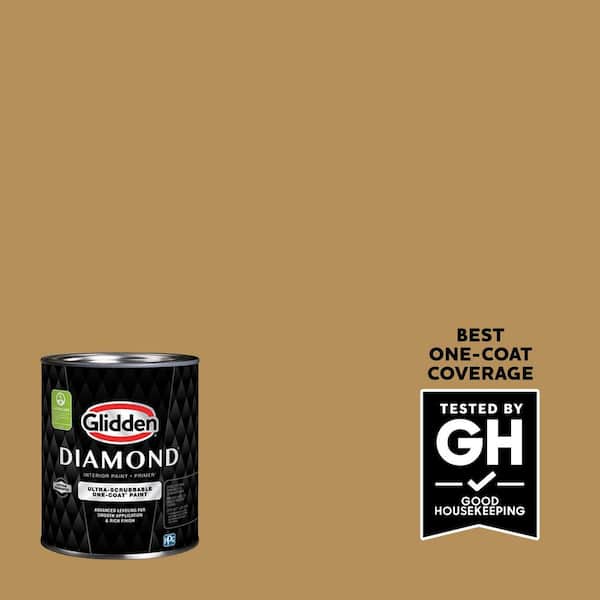 Glidden Diamond 1 qt. PPG1091-6 Down to Earth Eggshell Interior Paint with Primer
