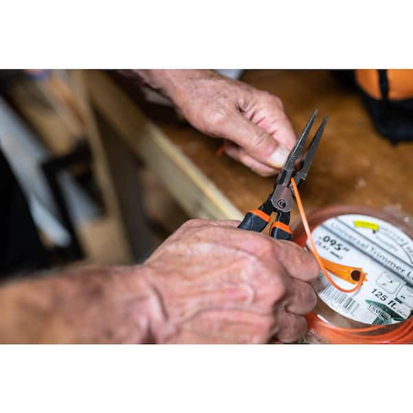 Crescent - 8 in. Z2 Dual Material High Leverage Long Nose Pliers