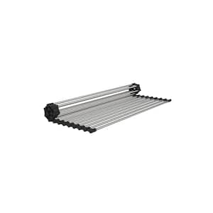 12 in. x 17 in. Roll up Sink Grid in. Stainless Steel