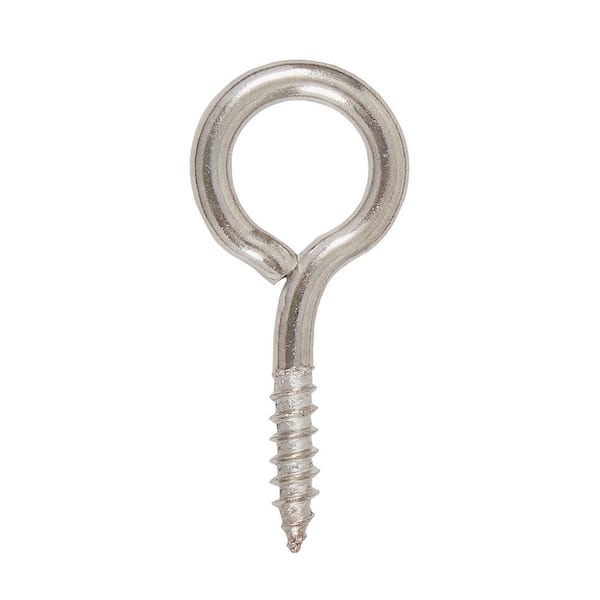 Everbilt 1/8 in. x 1-1/2 in. Stainless Steel Screw Eye (3-Piece) 824241 -  The Home Depot
